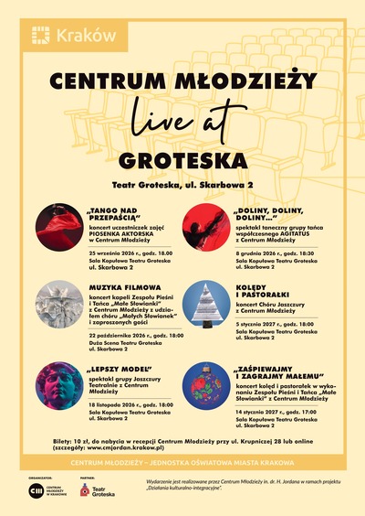 Plakat wydarzenia: MUZYKA FILMOWA | Koncert kapeli Zespołu Pieśni i Tańca „Małe Słowianki"